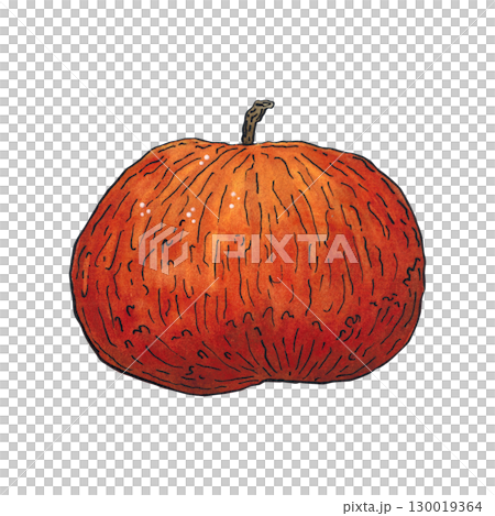 Red ripe apple. Watercolor hand drawn illustration. Drawing for stickers, cards, scrapbooking. Plants, harvest, fruit, autumn, food, dessert Red ripe apple. Watercolor hand drawn illustration. Drawing for stickers, cards, scrapbooking. Plants, harvest, fruit, autumn, food, dessert 130019364