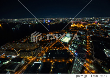 大阪夜景 さきしまコスモタワーからの眺望 大阪夜景 さきしまコスモタワーからの眺望 130019645