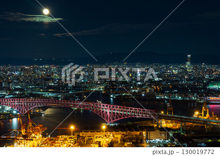 大阪夜景 さきしまコスモタワーからの眺望 大阪夜景 さきしまコスモタワーからの眺望 130019772