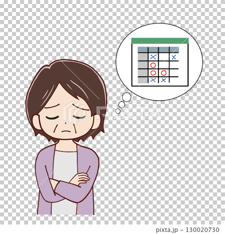 老年婦女擔心輪班安排 130020730