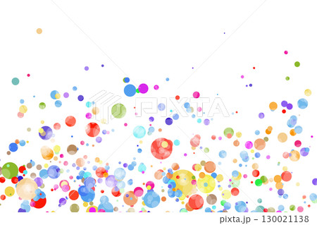 Light multicolor background, colorful vector texture with circles. Splash effect banner. Glitter silver dot abstract illustration with blurred drops of rain. Pattern for web page, banner,poster, card 130021138