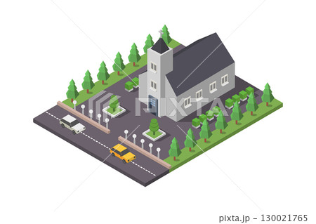 Isometric Church Isometric Church 130021765