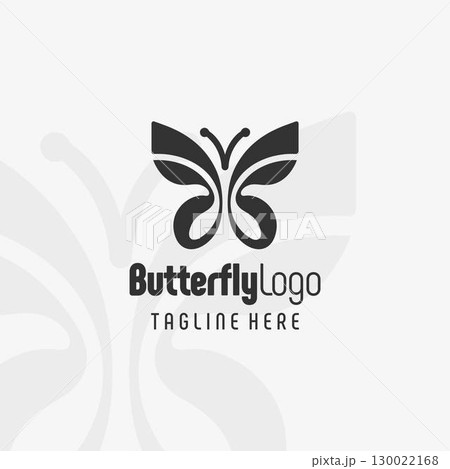 Heritage Butterfly Retro Logo Design Heritage Butterfly Retro Logo Design 130022168