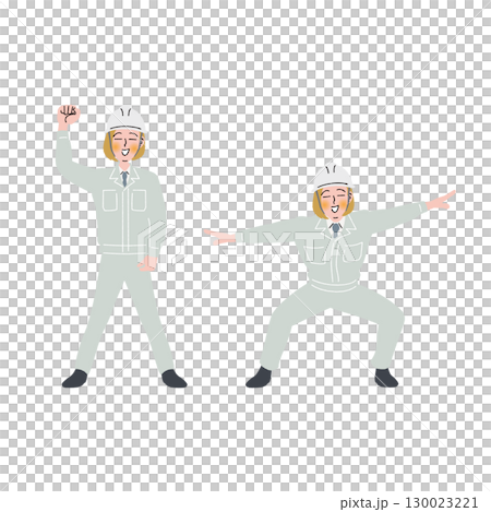 A female worker judges whether it is okay 130023221