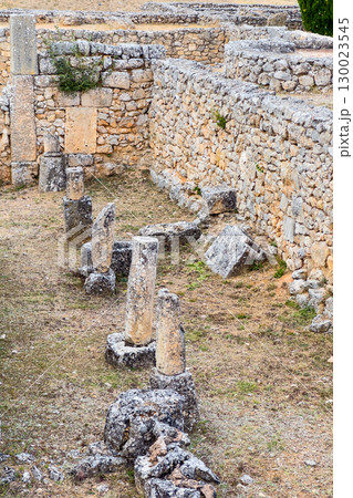 Ruins of the old Roman colony Clunia Sulpicia in Burgos, Castile and Leon, Spain. Ruins of the old Roman colony Clunia Sulpicia in Burgos, Castile and Leon, Spain. 130023545
