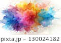 Bright watercolor stains  130024182