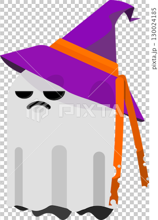 魔女の帽子を被ったお化け 130024185
