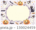 ハロウィン背景フレーム壁紙,メッセージボード,ハロウィン 130024459