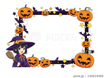 ハロウィンの仮装をした子供たち 130024460