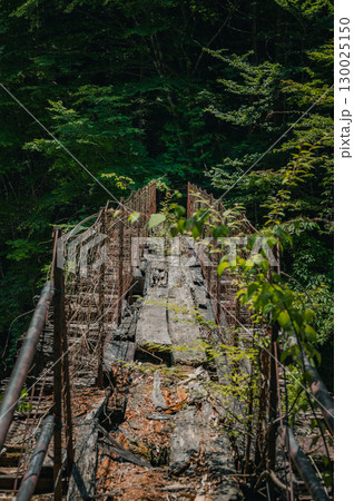 【阿寺渓谷】森林鉄道の廃線跡【阿寺川】 130025150