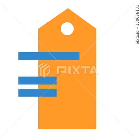Price label icon, on transparent background, flat line design, vector illustration, shopping concept Price label icon, on transparent background, flat line design, vector illustration, shopping concept 130026131