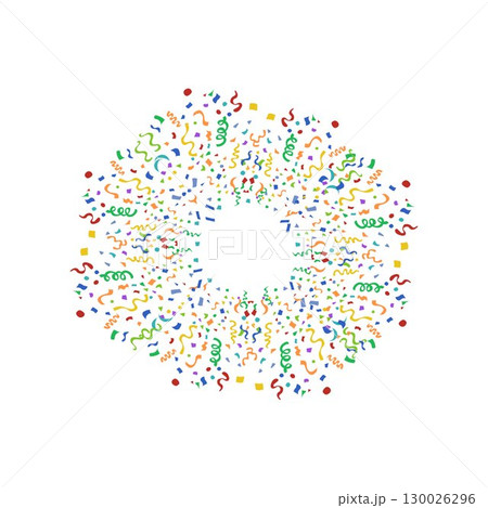 Paper Confetti Design vector illustartion Paper Confetti Design vector illustartion 130026296