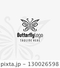 Distinctive Butterfly Ink Logo Design 130026598