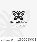 Playful Butterfly Motion Logo Design 130026604