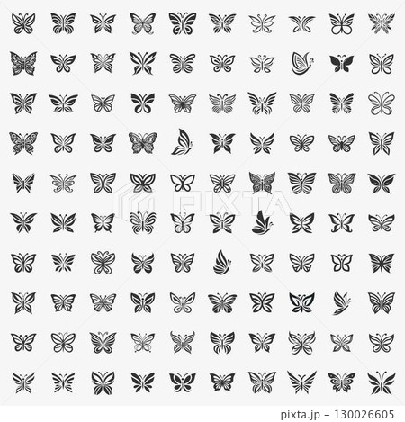 Powerful Butterfly Artwork Logo Design Powerful Butterfly Artwork Logo Design 130026605