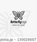 Strong Butterfly Abstract Logo Design 130026607