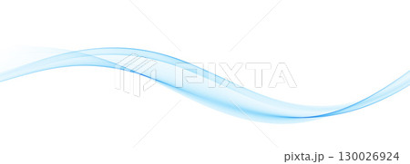 Abstract Blue Transparent Wave . Vector Abstract Smoke wave background. Abstract Blue Transparent Wave . Vector Abstract Smoke wave background. 130026924