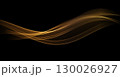 Abstract Gold motion light glow effect. Magic shiny line. 130026927