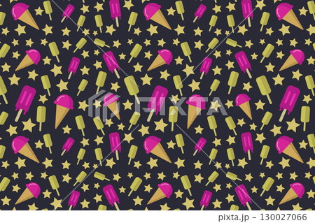 Ice cream patterns 130027066