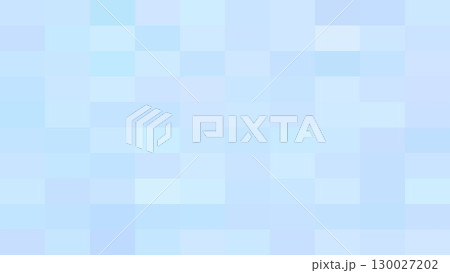 さわやか水色青のデジタルなビジネス背景イラスト　モザイクなグラデーション　テクスチャー　ベクター 130027202