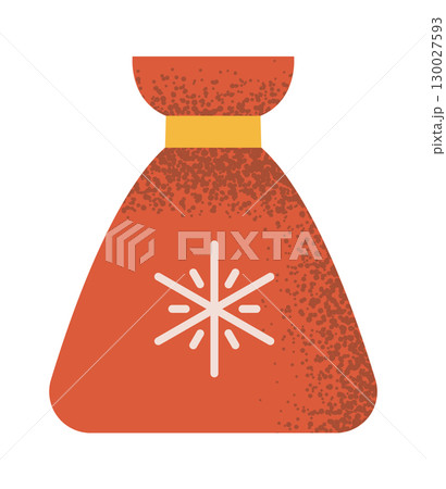 Santa gift sack geometric design 130027593