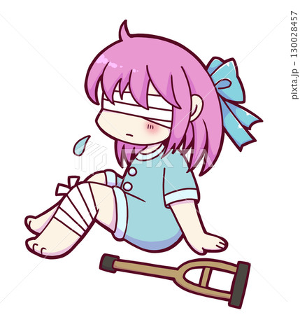 包帯だらけの女の子 130028457