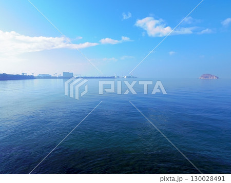 宇多津臨海公園より望む瀬戸内海(香川県綾歌郡宇多津町) 130028491