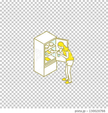 シェアハウスのかわいいイラスト シェアハウスのかわいいイラスト 130028766