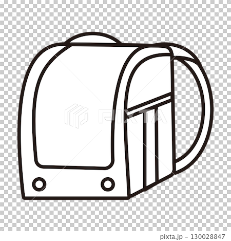 Simple school bag illustration Simple school bag illustration 130028847