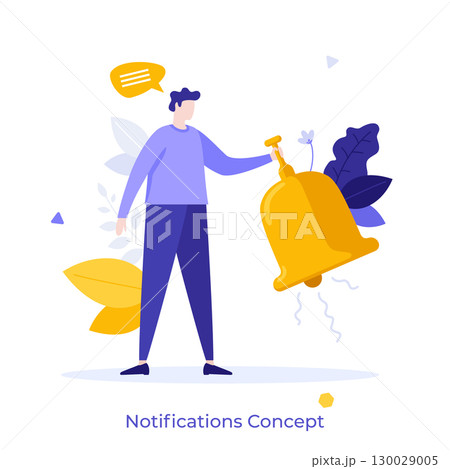 Modern Business Character Concept. Vector Illustration Modern Business Character Concept. Vector Illustration 130029005
