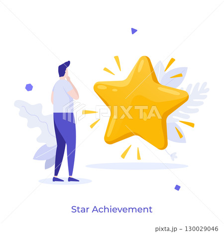 Modern Business Character Concept. Vector Illustration 130029046