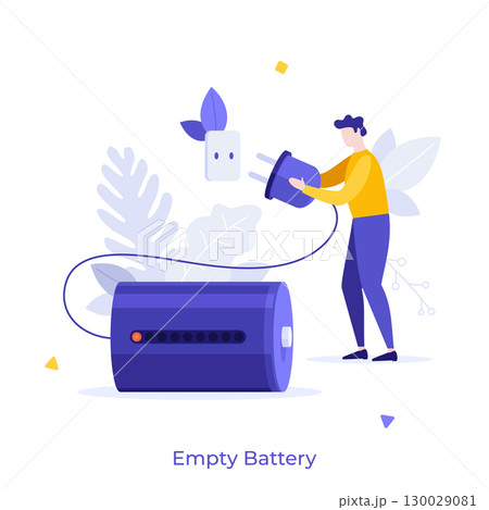 Modern Business Character Concept. Vector Illustration Modern Business Character Concept. Vector Illustration 130029081