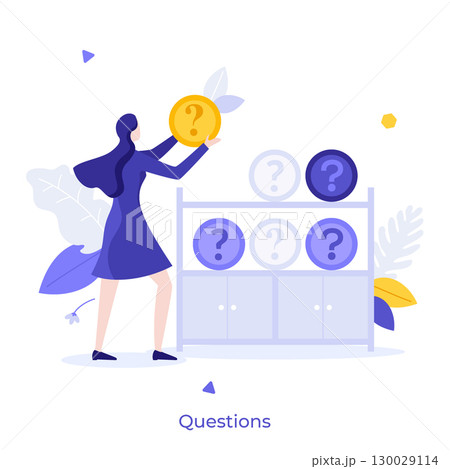 Modern Business Character Concept. Vector Illustration Modern Business Character Concept. Vector Illustration 130029114
