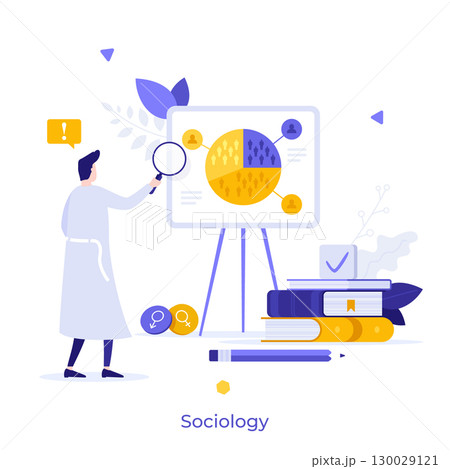 Modern Business Character Concept. Vector Illustration 130029121