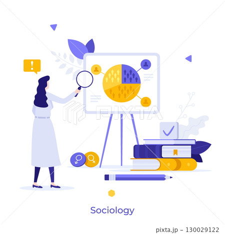 Modern Business Character Concept. Vector Illustration Modern Business Character Concept. Vector Illustration 130029122
