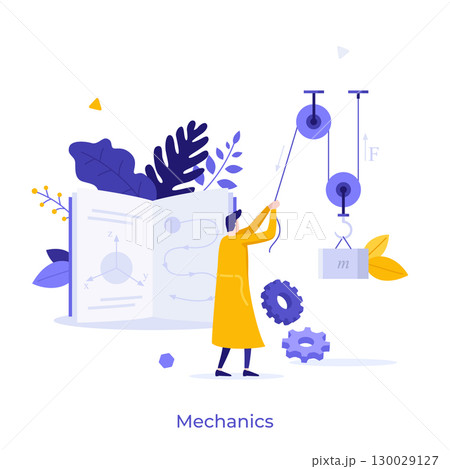 Modern Business Character Concept. Vector Illustration Modern Business Character Concept. Vector Illustration 130029127