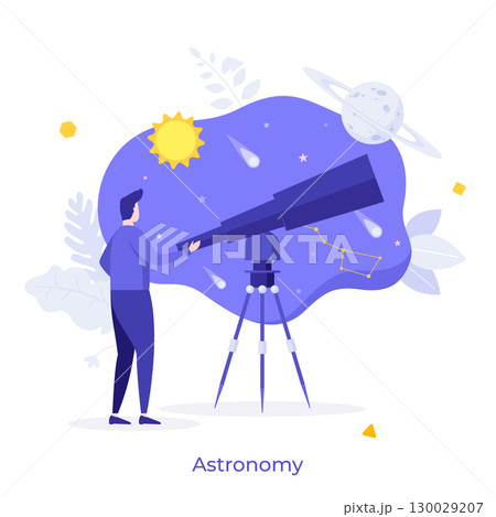 Modern Business Character Concept. Vector Illustration 130029207