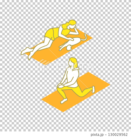 共享房屋的可愛插圖 共享房屋的可愛插圖 130029562