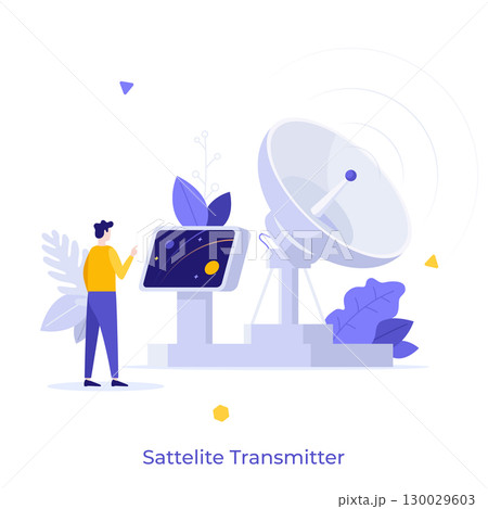 Modern Business Character Concept. Vector Illustration 130029603
