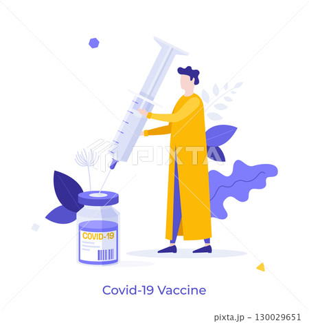 Modern Business Character Concept. Vector Illustration 130029651