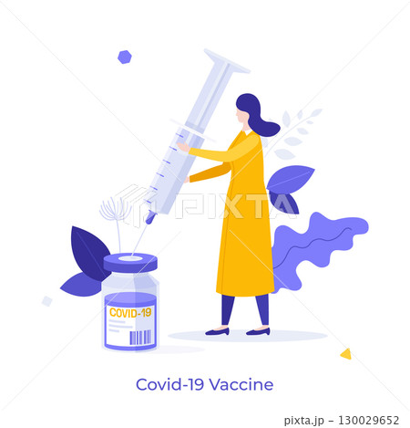 Modern Business Character Concept. Vector Illustration 130029652