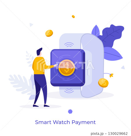 Modern Business Character Concept. Vector Illustration 130029662