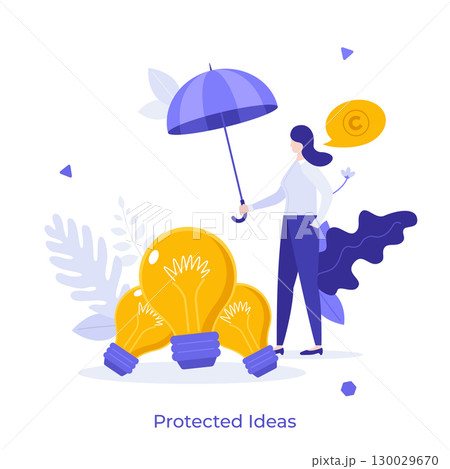 Modern Business Character Concept. Vector Illustration Modern Business Character Concept. Vector Illustration 130029670