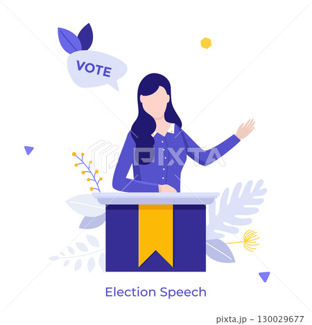 Modern Business Character Concept. Vector Illustration Modern Business Character Concept. Vector Illustration 130029677