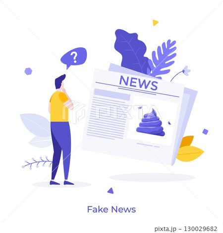 Modern Business Character Concept. Vector Illustration Modern Business Character Concept. Vector Illustration 130029682