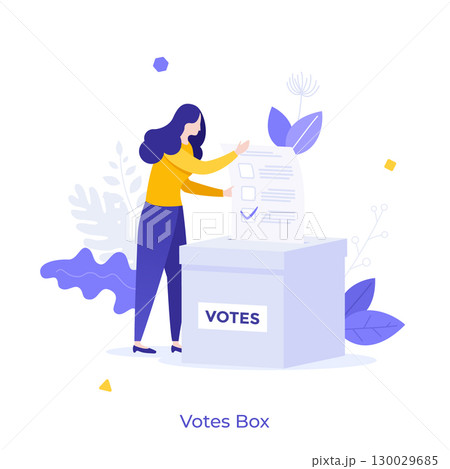 Modern Business Character Concept. Vector Illustration Modern Business Character Concept. Vector Illustration 130029685