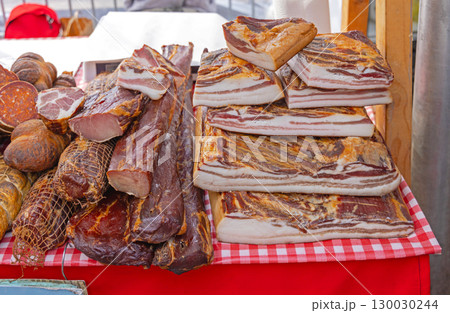 Cured Ham and Bacon Cured Ham and Bacon 130030244