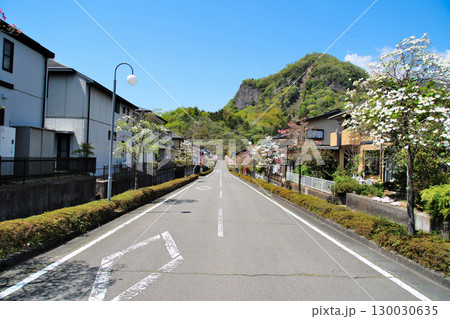 甲斐国「岩殿山城」の眺望　山梨県大月市　 130030635