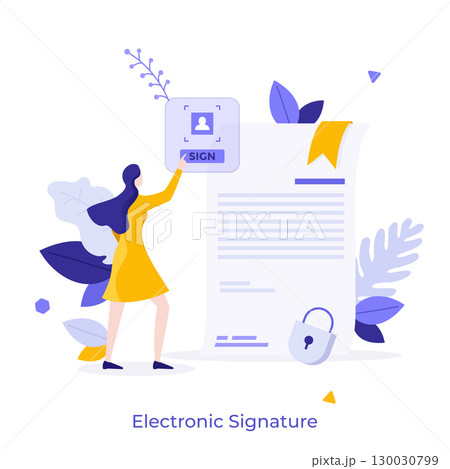 Modern Business Character Concept. Vector Illustration 130030799