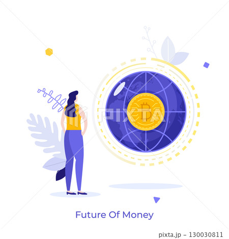 Modern Business Character Concept. Vector Illustration 130030811